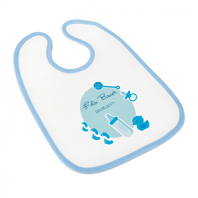 Babylatz mit Fotodruck