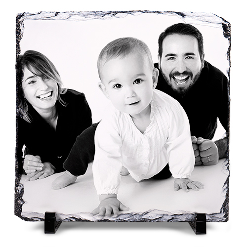 Foto auf Schiefertafel
