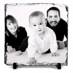 Foto auf Schiefertafel