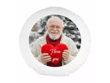 Fotokissen Rund - Cool